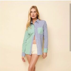 SOLID & STRIPED
THE OXFORD TUNIC COLORBLOCK STRIPE